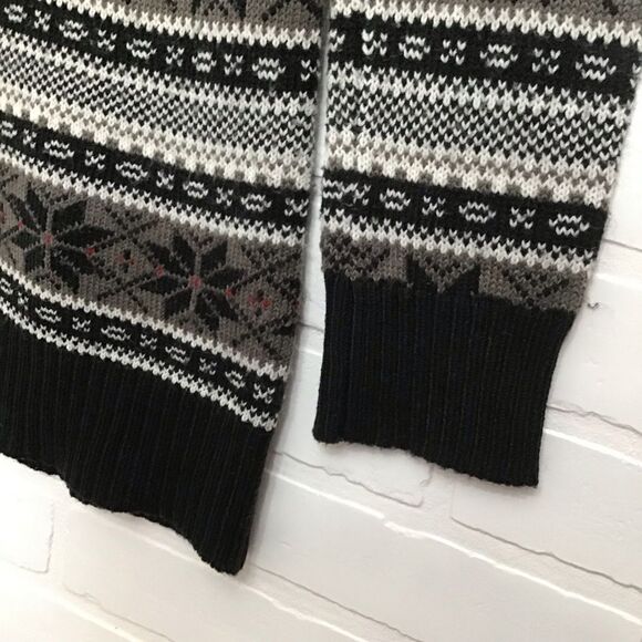 JULES & James wool blend fair isle chunky dress tunic sweater small - Picture 7 of 14